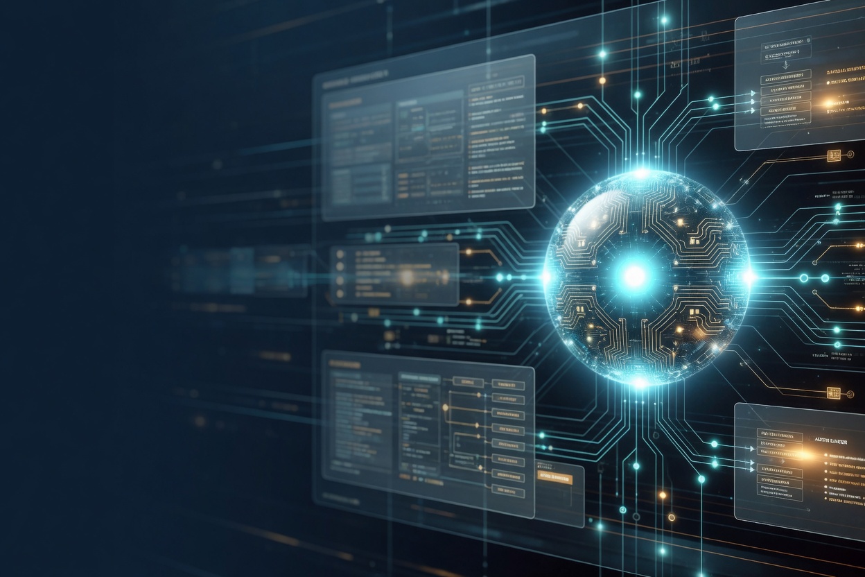 AI integrated into business system architecture