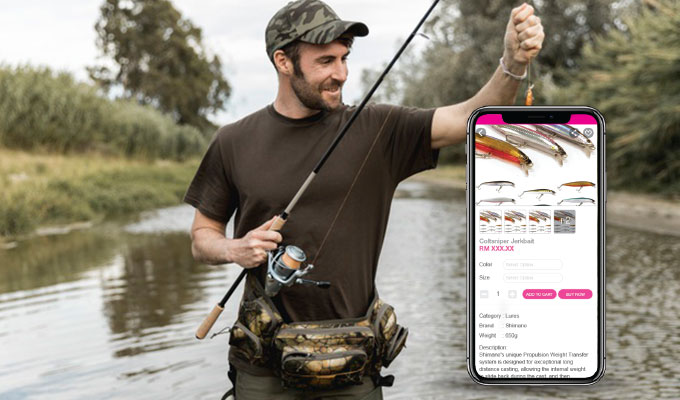 Tokayo fishing e-commerce app